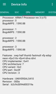 Device Info android App screenshot 3